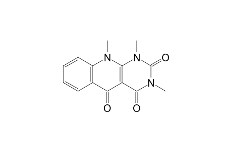 1,5-Dihydro-1,3,10-trimethyl-pyrimido[4,5-b]quinolin-2,4,5(3H,10H)-trione