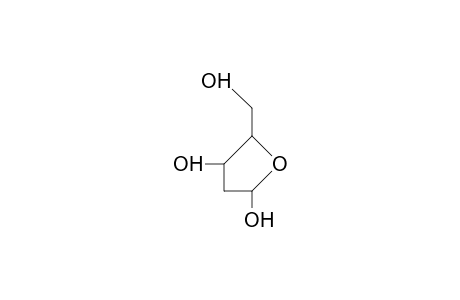 .BETA.-D-ERYTHRO-PENTOFURANOSE, 2-DEOXY-