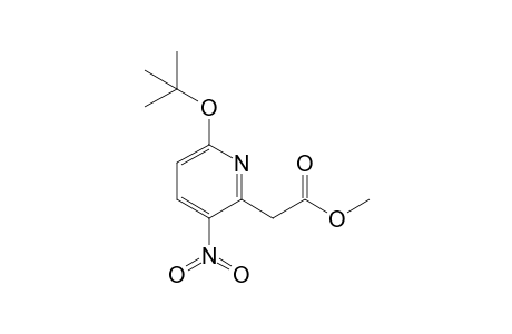 methyl 2-[6-[(2-methylpropan-2-yl)oxy]-3-nitropyridin-2-yl]acetate