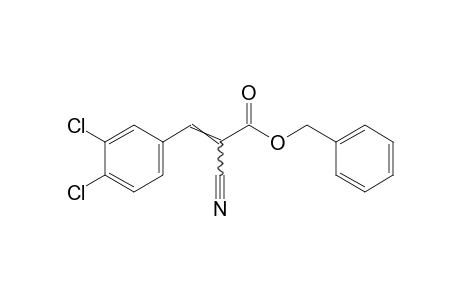 a-cyano-3,4-dichlorocinnamic acid, benzyl ester