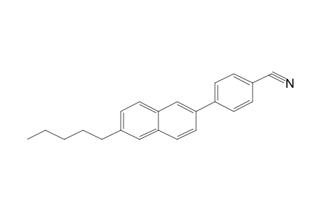 4-(6-Pentylnaphthalen-2-yl)benzonitrile