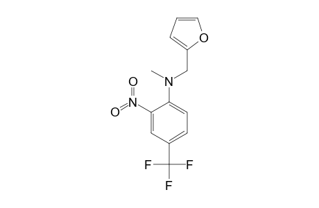 N-METHYL-N-(2-NITRO-alpha,alpha,alpha-TRIFLUORO-p-TOLYL)FURFURYLAMINE