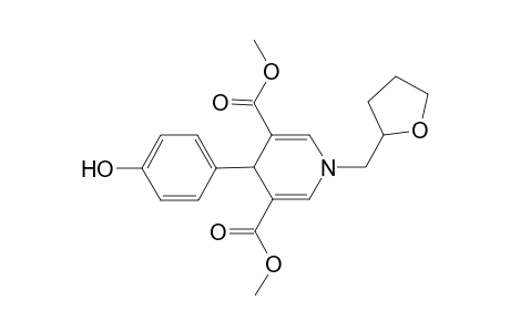 4-(4-hydroxyphenyl)-1-(2-oxolanylmethyl)-4H-pyridine-3,5-dicarboxylic acid dimethyl ester