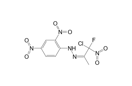 (2Z)-1-Chloro-1-fluoro-1-nitro-2-propanone (2,4-dinitrophenyl)hydrazone