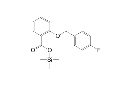 2-[(4-Fluorobenzyl)oxy]benzoic acid, tms derivative