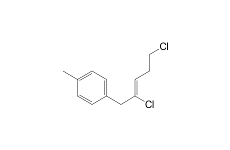 Benzene, 1-(2,5-dichloro-2-pentenyl)-4-methyl-