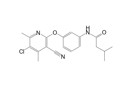 butanamide, N-[3-[(5-chloro-3-cyano-4,6-dimethyl-2-pyridinyl)oxy]phenyl]-3-methyl-