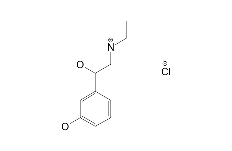 alpha-[(ethylamino)methyl]-m-hydroxybenzyl alcohol, hydrochloride
