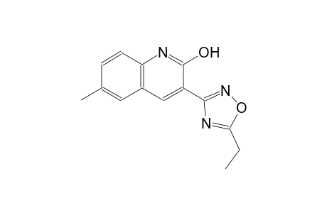 3-(5-ethyl-1,2,4-oxadiazol-3-yl)-6-methyl-2-quinolinol