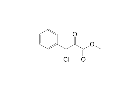 Methyl 3-chloro-2-oxo-3-phenyl-propanoate