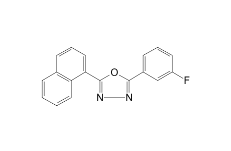 2-(m-fluorophenyl)-5-(1-naphthyl)-1,3,4-oxadiazole