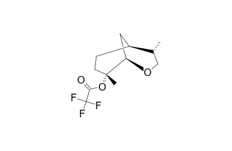 (1R,4R,5R,8R)-4,8-DIMETHYL-8-TRIFLUOROACETOXY-2-OXABICYClO-[3.3.1]-NONANE;(1R,2R,4R,8R)-1-TRIFLUOROACETOXY-2,9-CINEOLE
