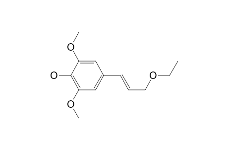 4-[(E)-3-ethoxyprop-1-enyl]-2,6-dimethoxy-phenol