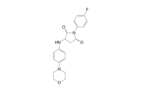 Pyrrolidine-2,5-dione, 1-(4-fluorophenyl)-3-[4-(4-morpholyl)phenylamino]-