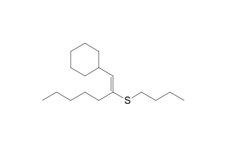 (E)-1-Cyclohexyl-2-(butylthio)-1-heptene