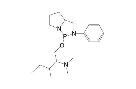 Dimethyl-[2-methyl-1-(2-phenyl-hexahydropyrrolo[1,2-c][1,3,2]diazaphosphol-1-yloxymethyl)butyl]amine