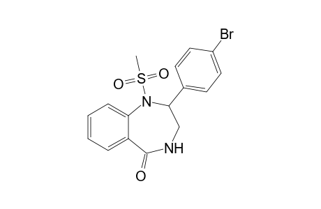 2-(4-BROMOPHENYL)-2,3,4,5-TETRAHYDRO-1-METHYLSULFONYL-2-PHENYL-1H-1,4-BENZODIAZEPIN-5-ONE