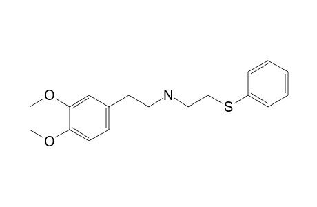 N-[2-(3,4-Dimethoxyphenyl)ethyl]-2-phenylsulfanylethylamine