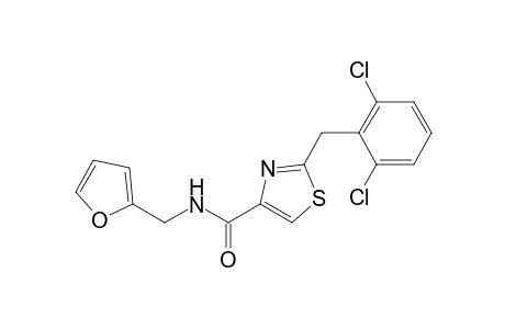 2-(2,6-dichlorobenzyl)-N-furfuryl-4-thiazolecarboxamide