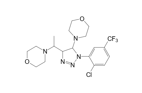 4-[1-(6-CHLORO-alpha,alpha,alpha-TRIFLUORO-m-TOLYL)-4-(1-MORPHOLINOETHYL-DELTA^2-1,2,3-TRIAZOLIN-5-YL]MORPHOLINE