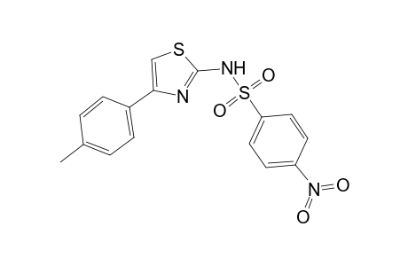 4-Nitro-N-[4-(p-tolyl)thiazol-2-yl]benzenesulfonamide