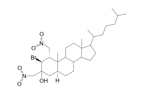 2.beta.-Bromo-1.alpha.3.xi.-(dinitromethyl)-3-.xi.-hydroxycholestane