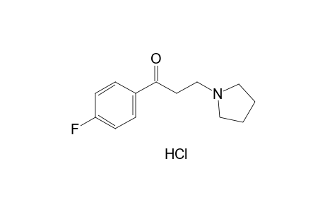 4'-fluoro-3-(1-pyrrolidinyl)propiophenone, hydrochloride