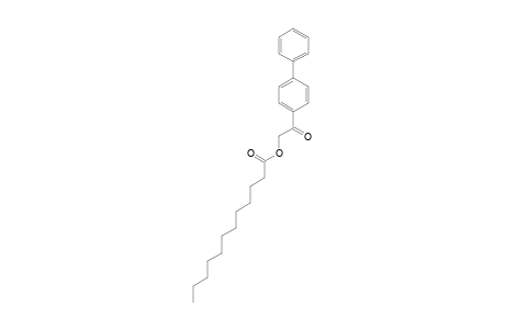 Dodecanoic acid, 1,1'-biphenyl-4-ylcarbonylmethyl ester