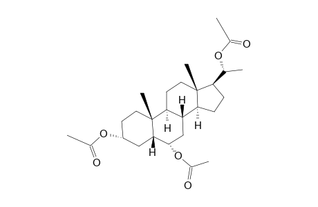 5β-pregnane-3α,6α,20β-triol, triacetate