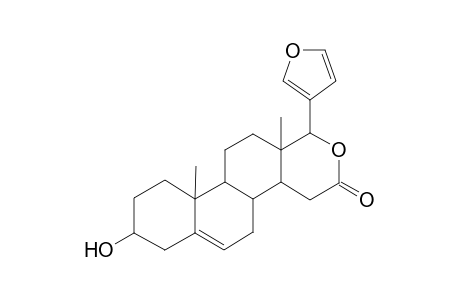 Pyrano[4,3-a]phenanthren-9-ol-2-one, 1,4,4a,5,6,6a,6b,7,8,9,10,12,12a,12b-tetradecahydro-4a,6b-dimethyl-4-(3-furanyl)-