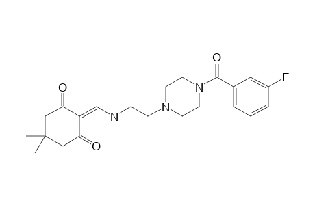 1,3-Cyclohexanedione, 2-[2-[4-(4-fluorobenzoyl)-1-piperazinyl]ethylaminomethylene]-