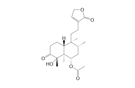 [(1S,3R,4S,4aR,8S,8aS)-8-hydroxy-3,4,8,8a-tetramethyl-7-oxo-4-[2-(5-oxo-2H-furan-4-yl)ethyl]decalin-1-yl] acetate