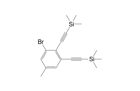 3-Bromo-4,5-bis(trimethylsilylethynyl)toluene