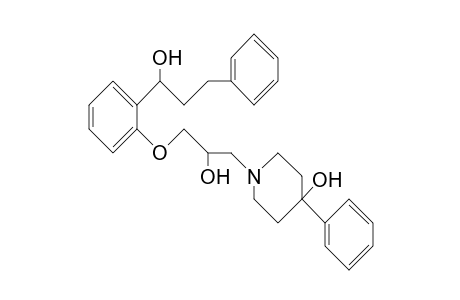 1-Piperidineethanol, 4-hydroxy-alpha-[[2-(1-hydroxy-3-phenylpropyl)phenoxy]methyl]-4-phenyl-