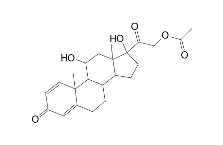 11,17-Dihydroxy-3,20-dioxopregna-1,4-dien-21-yl acetate