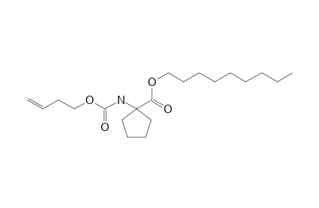 1-Aminocyclopentanecarboxylic acid, N-(but-3-en-1-yloxycarbonyl)-, nonyl ester