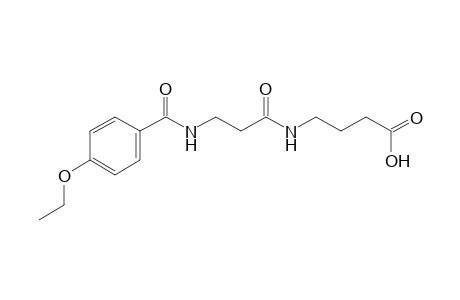 4-[3-[(4-Ethoxybenzoyl)amino]propanoylamino]butyric acid