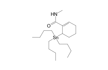 1-Cyclohexene-1-carboxamide, N-methyl-6-(tributylstannyl)-