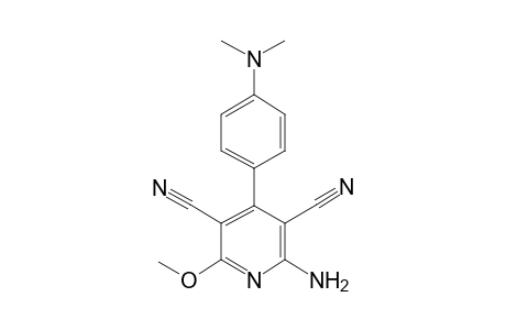 2-Amino-4-[4-(dimethylamino)phenyl]-6-methoxy-3,5-pyridinedicarbonitrile