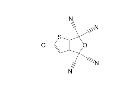 Thieno[2,3-c]furan-4,4,6,6-tetracarbonitrile, 2-chloro-3a,6a-dihydro-