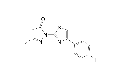 2-[4-(4-Iodophenyl)-1,3-thiazol-2-yl]-5-methyl-2,4-dihydro-3H-pyrazol-3-one