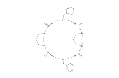 7,23-Dibenzyl-3,11,19,27-tetraoxo-1,4,7,10,13,17,20,23,26,29-decaazatricyclo[27.3.2.2(13,17)]hexatriacontane