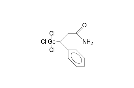 3-Phenyl-3-(trichlorogermyl)-propionamide