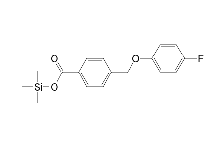 4-[(4-Fluorophenoxy)methyl]benzoic acid, tms derivative