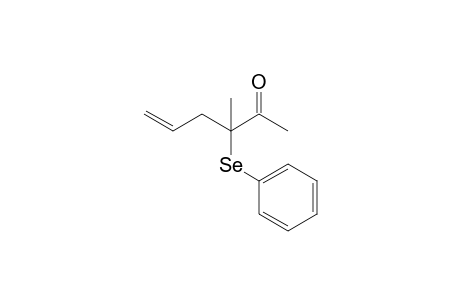 3-Methyl-3-(phenylselenyl)hex-5-en-2-one