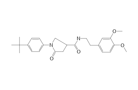 1-(4-tert-butylphenyl)-N-homoveratryl-5-keto-pyrrolidine-3-carboxamide