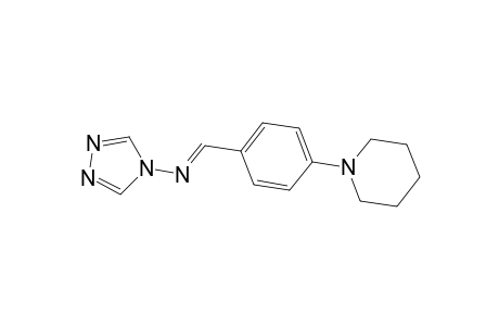 N-{(E)-[4-(1-piperidinyl)phenyl]methylidene}-4H-1,2,4-triazol-4-amine