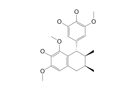 OCHOLIGNAN-A;(8-BETA,7'-ALPHA,8'-BETA)-4,4',5'-TRIHYDROXY-3,5,3'-TRIMETHOXY-2,7'-CYCLOLIGNAN