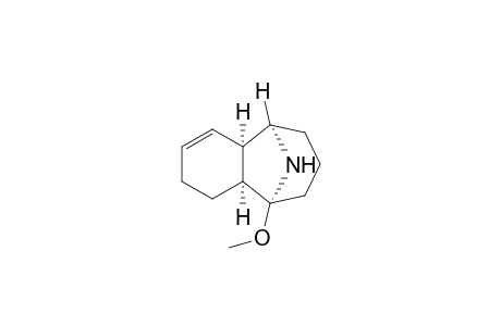 (1R*,2R*,7S*,8R*)-8-Methoxy-12-azatricyclo[6.3.1.0(2,7)]dodec-3-ene