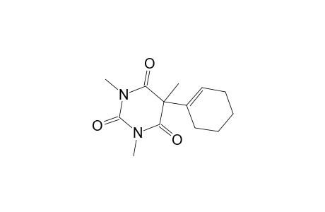 2,4,6(1H,3H,5H)-Pyrimidinetrione, 5-(1-cyclohexen-1-yl)-1,3,5-trimethyl-